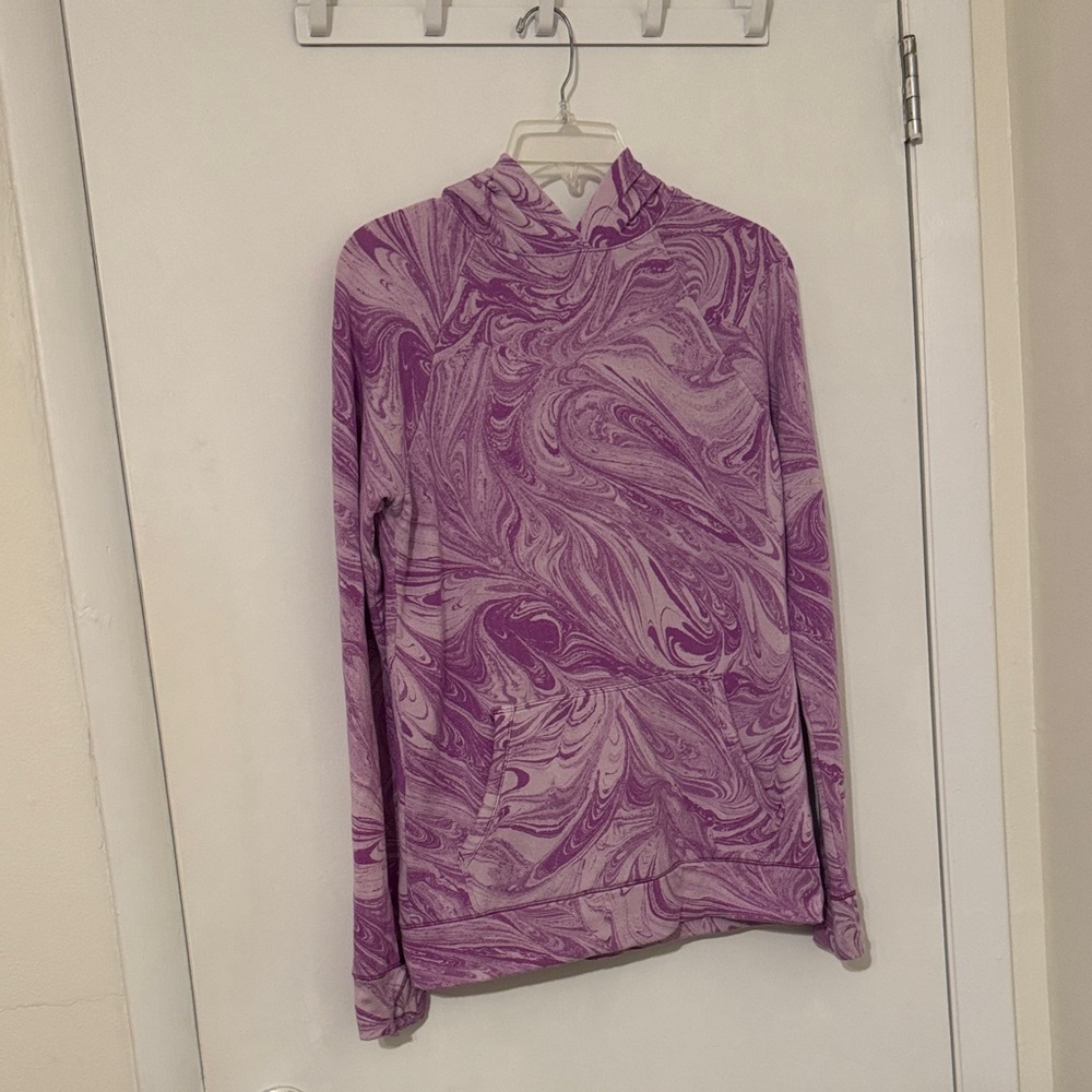 Athleta Girl Purple Swirl Hoodie